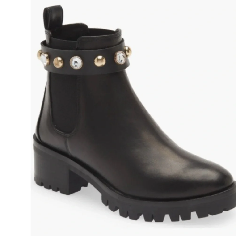 ❤️❤️ KARL LAGERFELD PARIS Porshay Lug Sole Bootie (Women)❤️❤️new